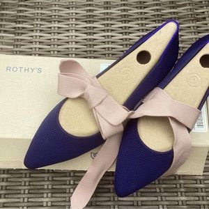 ROTHYS MARYJANES NIB SAPPHIRE 7 1/2